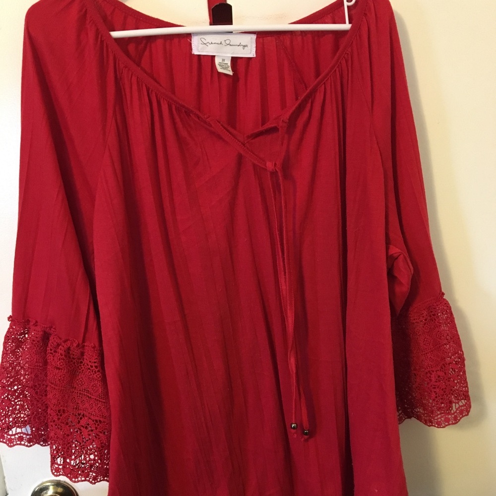 Women’s French Laundry pull over shirt 3X